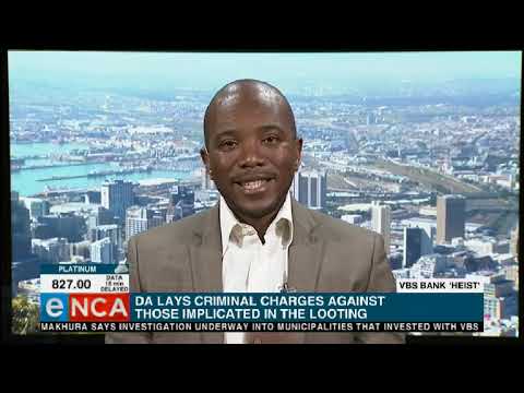 DA's reaction to the VBS report