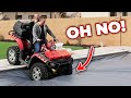 DRIVING ATV ON OUR POOL COVER! (1000+ LBS)