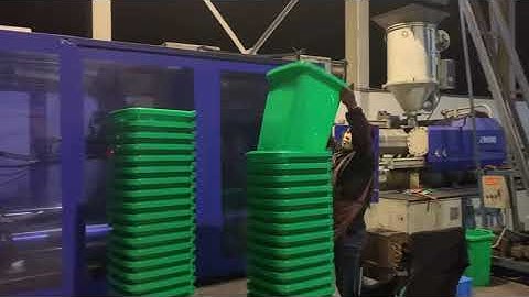 Rubbish Can Trash Can Rubbish Bin Injection Molding Machine Tederic Injection Molding Machine