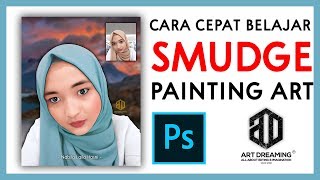 Tutorial SMUDGE PAINTING ART (FULL VIDEO) #tutorial #photoshop #smudge #adobephotoshop screenshot 2