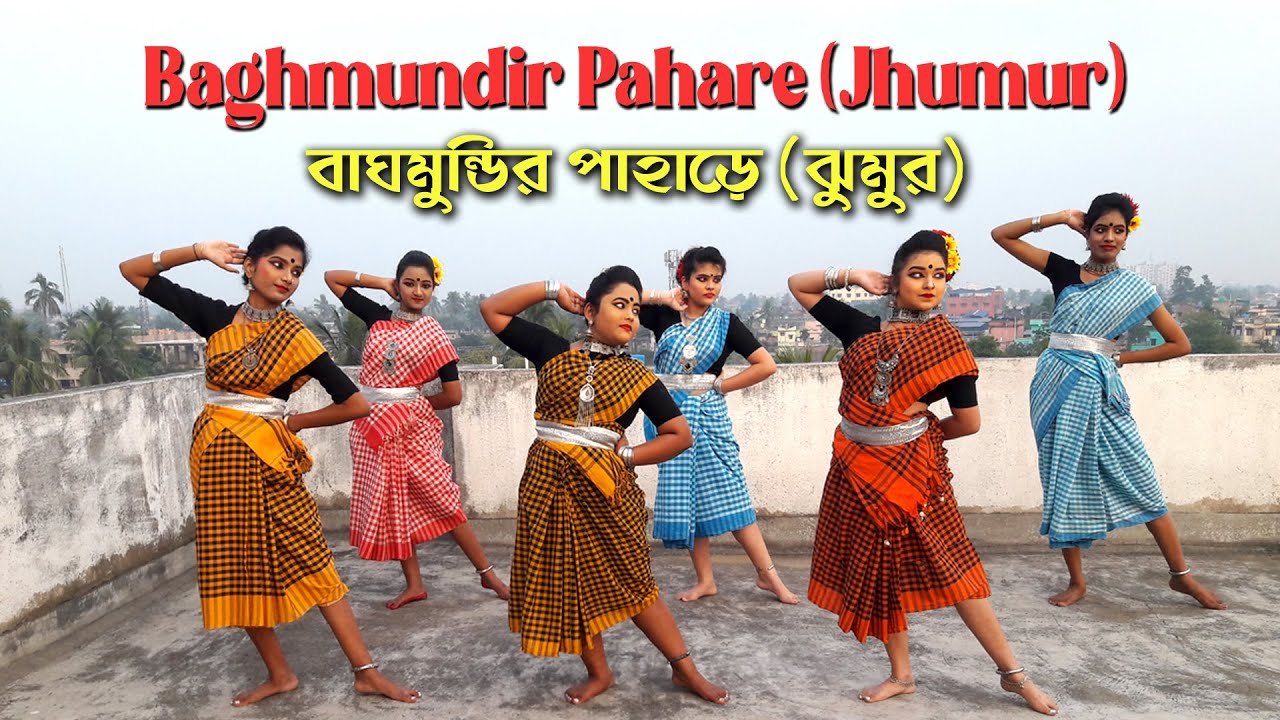 Baghmundir Pahare Jhumur      Jhumur Song  Srishti Dancers Guild