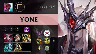 Yone Top vs Gnar - KR Master Patch 26.09