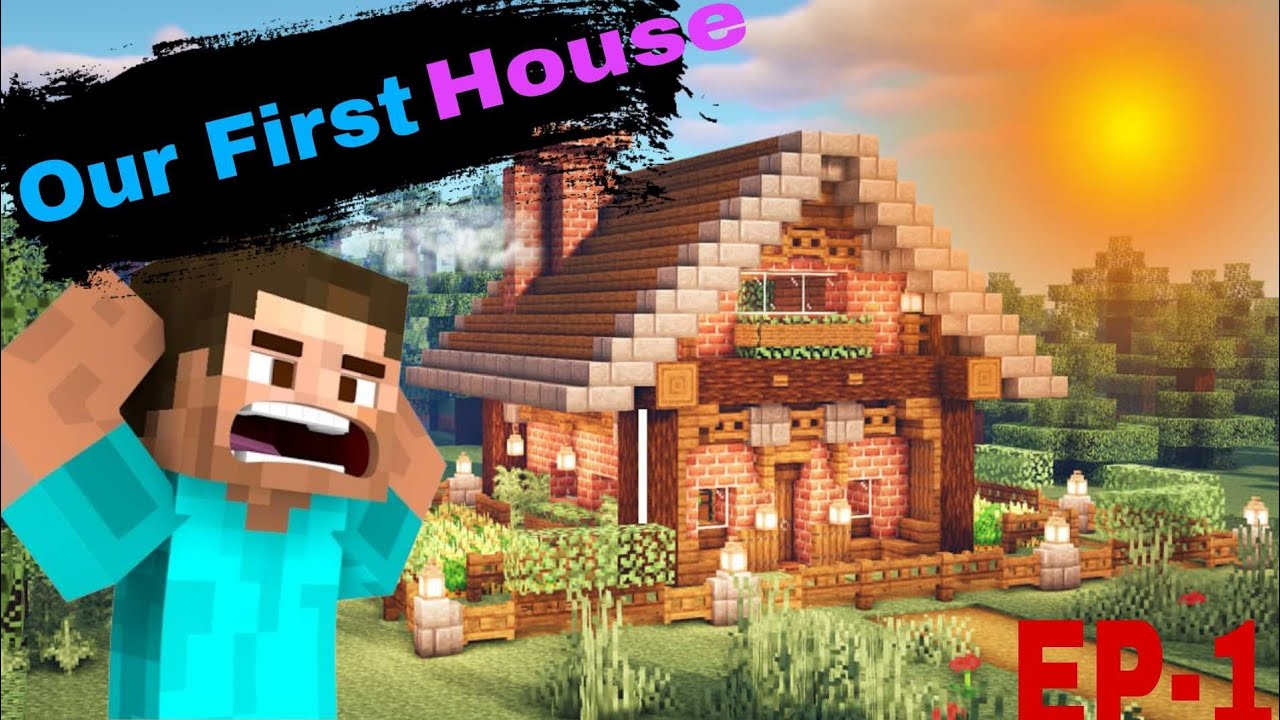 Making our first house in Minecraft | Survival Series #1 | @GW_SHAHAN ...