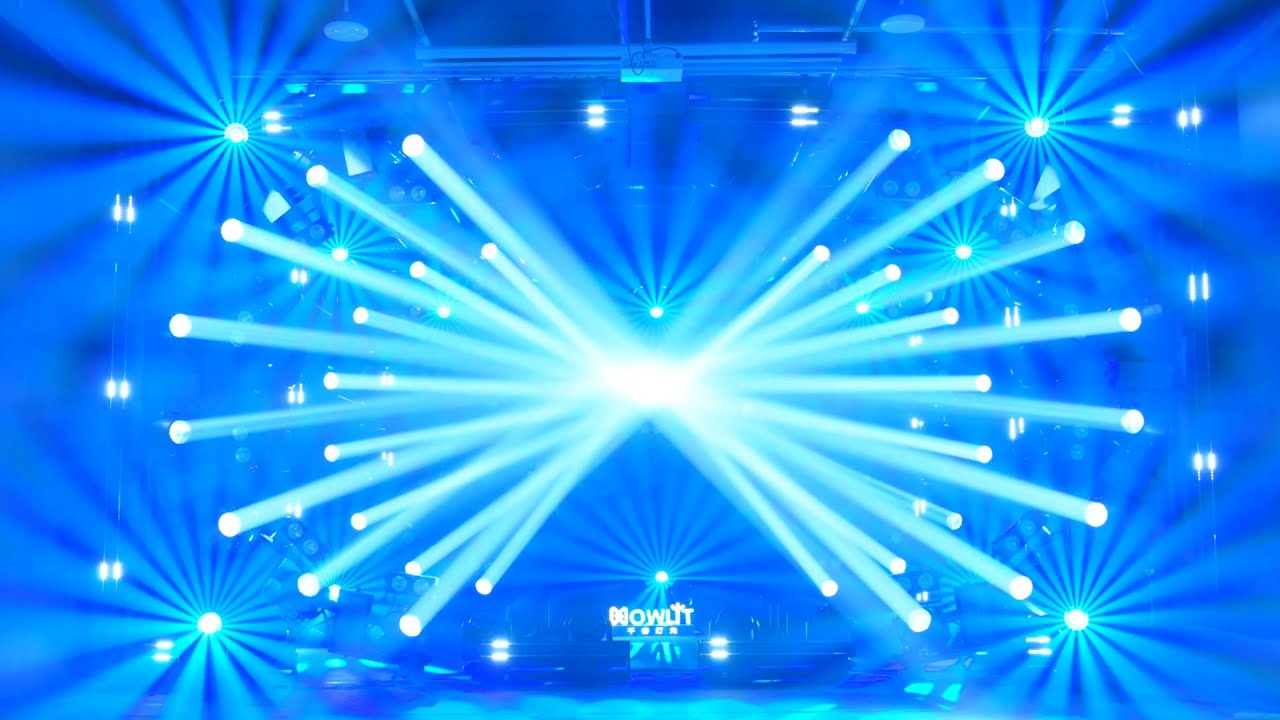 NOWLIT 2025 Exhibition hall light show