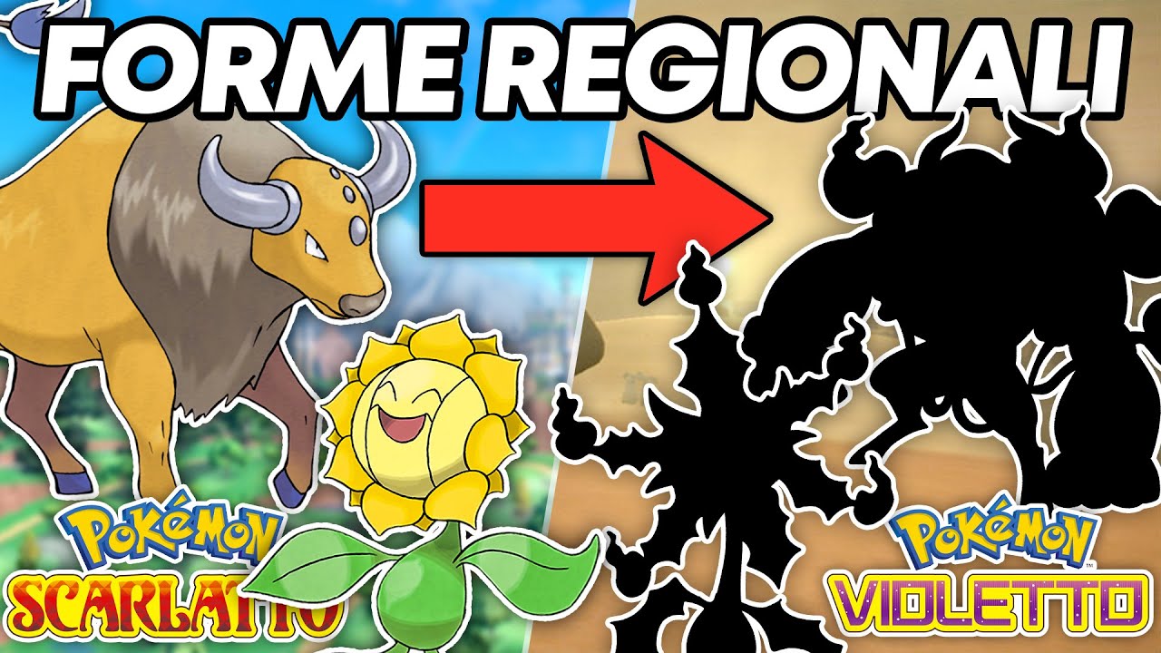 FORME REGIONALI CHE VORREI in Pokémon Scarlatto e Violetto - con 