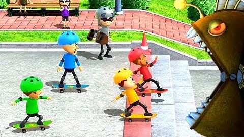 Wii Party U - Dojo Domination Play as Hommer Simpson (Advanced Difficulty )