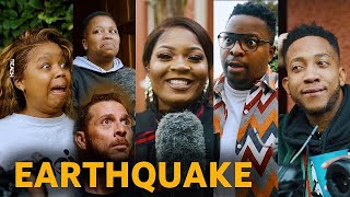 South Africa reacts to the Earthquake ft. Boldly Owamie, Mama Nells