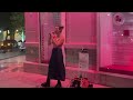 Beautiful Buenos Aires street singer /красивая девушка поет на улицах Аргентины 🇦🇷❤️(RAW VIDEO)