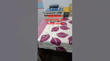 My hostel room | Allahabad university girl hostel room | AU hostel fees | AU hostel cut-off