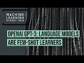 OpenAI GPT-3: Language Models are Few-Shot Learners