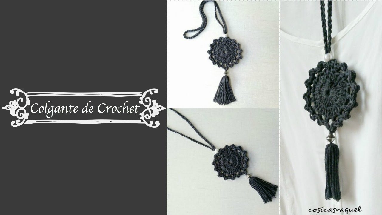COLGANTE DE CROCHET/CROCHET NECKLACE (English Subtitles)