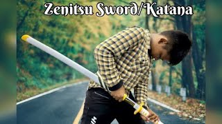 Amazon Zenitsu sword unboxing and review ❤️ Demon slayer Zenitsu Katana