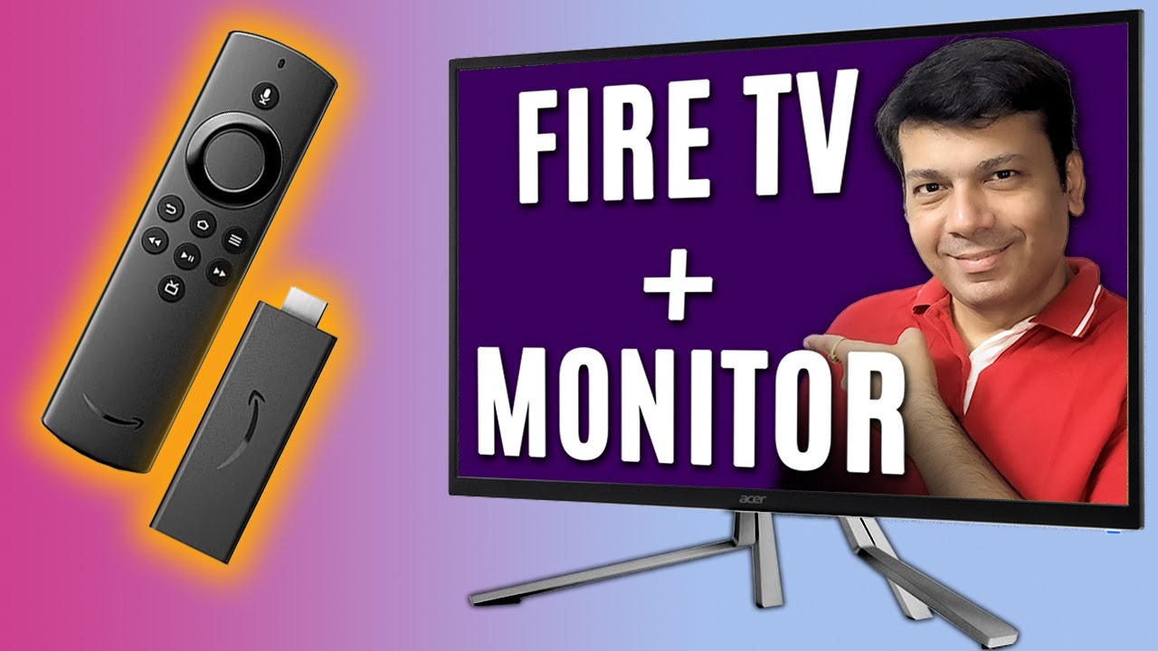 How to Connect Amazon Fire Tv Stick To Computer Monitor 🔥 PC