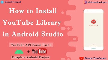 How to Install YouTube API Library in Android Studio || YouTube Player API #1