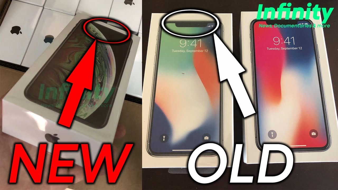 Iphone Xs Box VS Iphone X Box YouTube