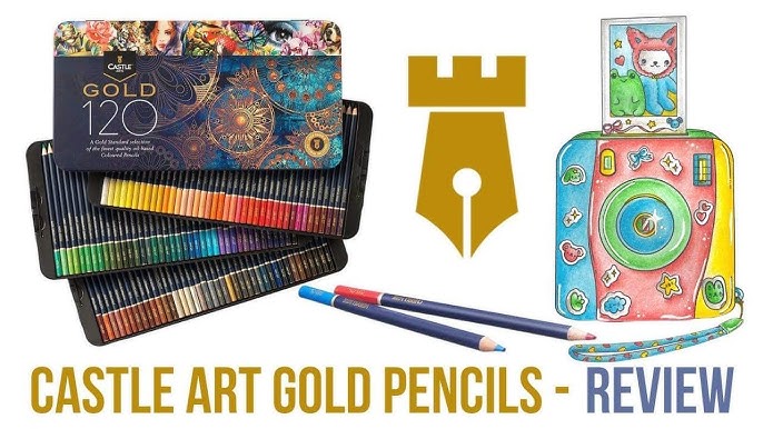 New Gold pencil set from Castle Arts!