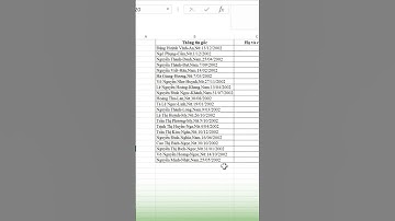 [Thủ thuật Excel] Tách dữ liệu thành các cột riêng biệt bằng hàm TextSplit siêu nhanh! #Shorts