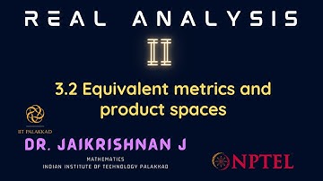 3.2 Equivalent metrics and product spaces