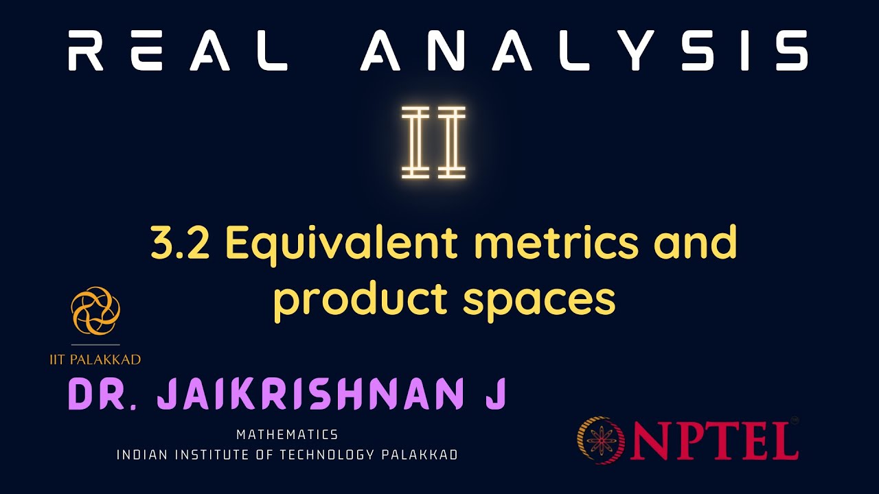 3.2 Equivalent metrics and product spaces