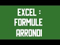 Arrondi formule excel