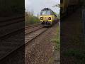 Freight train stops, 70812 working 6M84 from Aberdeen Waterloo to Carlisle N.Y #shorts #train.