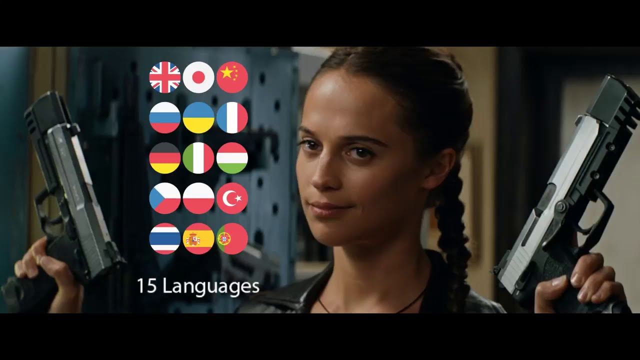 Tomb Raider - 2018 - "I'll take two" in 15 languages.