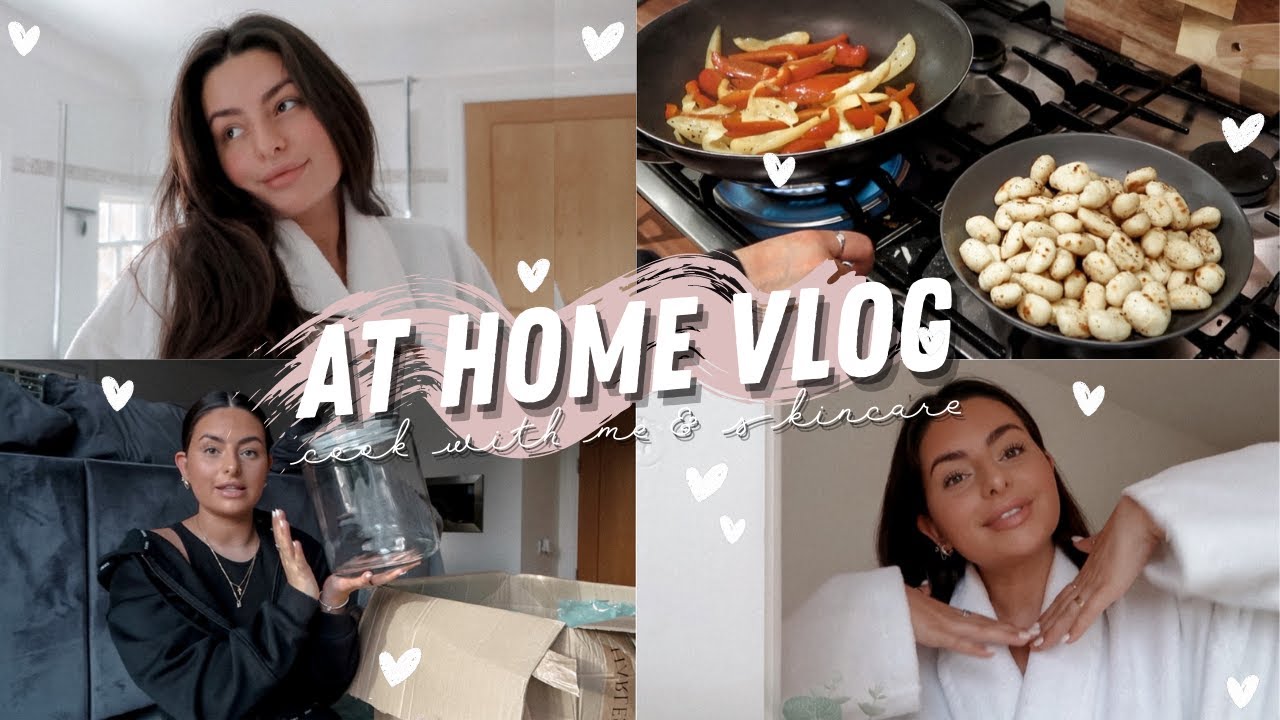 SPEND THE DAY AT HOME WITH ME · HOME SPA TREATMENTS, COOK WITH ME & A HOMEWARE HAUL | Emily Philpott