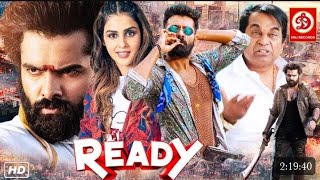 Ready Superhit Hindi Dubbed Action Full Movie | Ram Pothineni, Genelia D Souza, Brahmanandam
