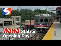 Septa mediawawa line wawa station opening day