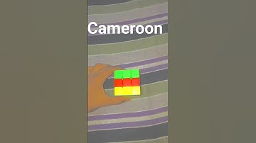 Cameroon 🇨🇲 flag on Rubik