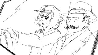 Ariadne Oliver complains to Hercule Poirot | Fan Animatic