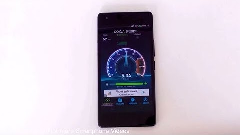 INTERNET SPEED TEST - Infinix Zero 2 X509