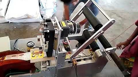 Semi Automatic Labeling Machine with Coding