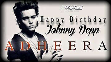 Johnny Depp Birthday Whatsapp Status Tamil |Adheera Song Mashup | Jack Sparrow| KrisTendul✓
