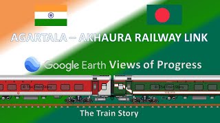 Agartala-Akhaura railway project| India| Bangladesh| Tripura| Google Earth Views screenshot 5