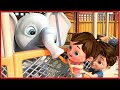 The Story of The Elephant for Babies by Banana Cartoon 3D Nursery Rhymes Baby &amp; Kids Songs