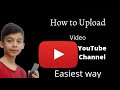 How to upload a on youtube channeleasiest way digital saad