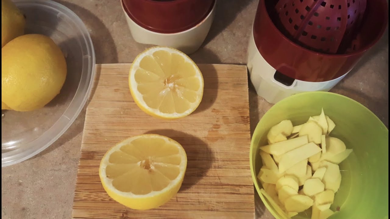 How To Make Ginger Lemon Tea 