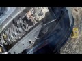 Замена лампы ближнего света в Рено Сценик 2/Replacement of a passing beam lamp in Renault Scenic 2