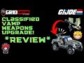 Gridiron gi joe classified vamp custom machine gun upgrades  review 112 scale vehicle update