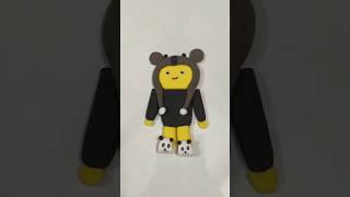 DIY Fun and teddy Clay Craft Ideas #shorts #viral #diyclay #diy #art