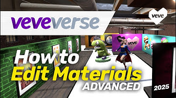 How To EDIT MATERIALS (ADVANCED) in the VeVeVerse: A Quick Guide!