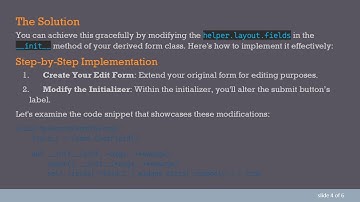 How to Dynamically Change the Submit Button Label in Django Crispy Forms