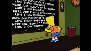 Everything Bart Simpson had to write on the chalkboard in Season 5