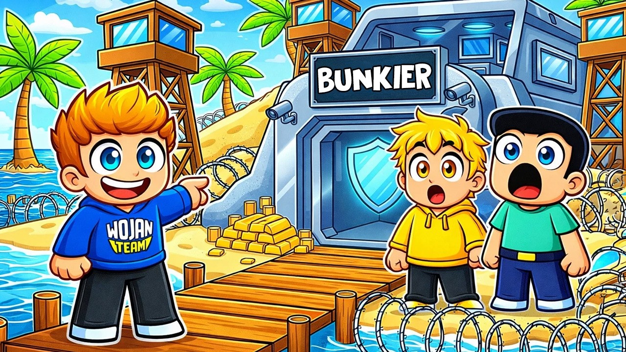 Zbudowałem BUNKIER NA PLAŻY za $1,000,000 w Roblox!