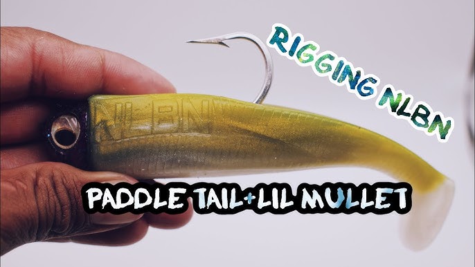 How to rig No Live Bait Needed - Rigging 5 inch NLBN Paddletail