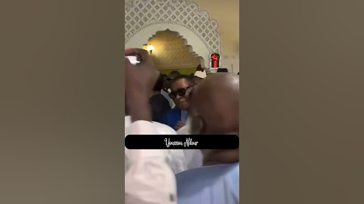 Mariage de Zeyna Ndour: Arrivée de Youssou Ndour à la mosquée