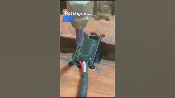 Full automatic urethane potting machine