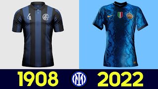 The Evolution of Inter Milan Football Kit | All FC Internazionale Milano Football Jerseys in History