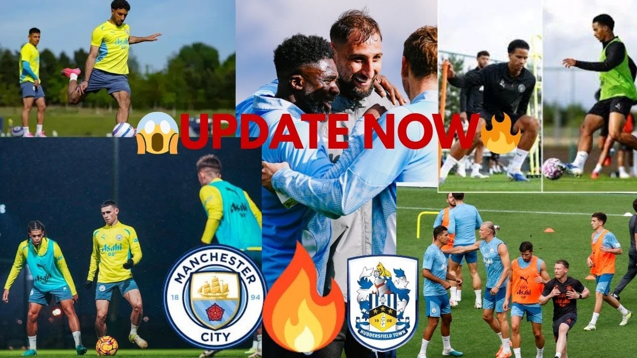 😱MASSIVE😱MAN CITY STARS RETURN TO TRAINING AS GUARDIOLA’S MEN GEAR UP FOR Huddersfield Town CLASH🔥🔥